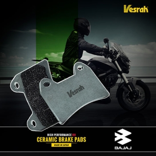 Pulsar 200 NS Ceramic Brake Pads by Vesrah - Front+Rear