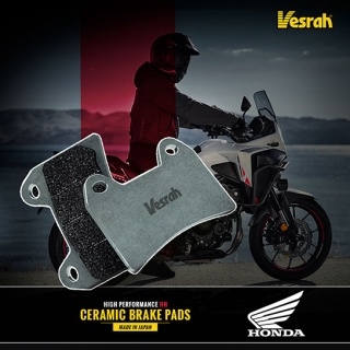 Honda H'ness Ceramic Brake Pads by Vesrah - front+Rear