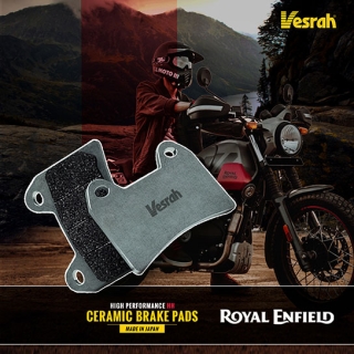 Royal Enfield Himalayan 411 Ceramic Brake Pads by Vesrah - Front+Rear
