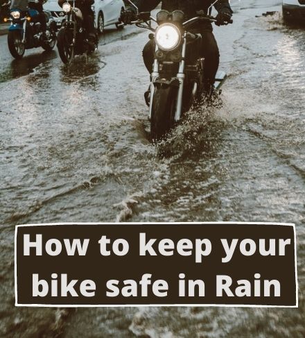 how to protect motorcycle from rain