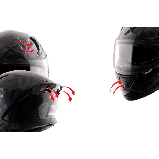 Axor Apex Carbon Big Checks Gloss Helmet