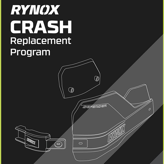 Rynox Defender Pro Handguards - Crash Replacement Program