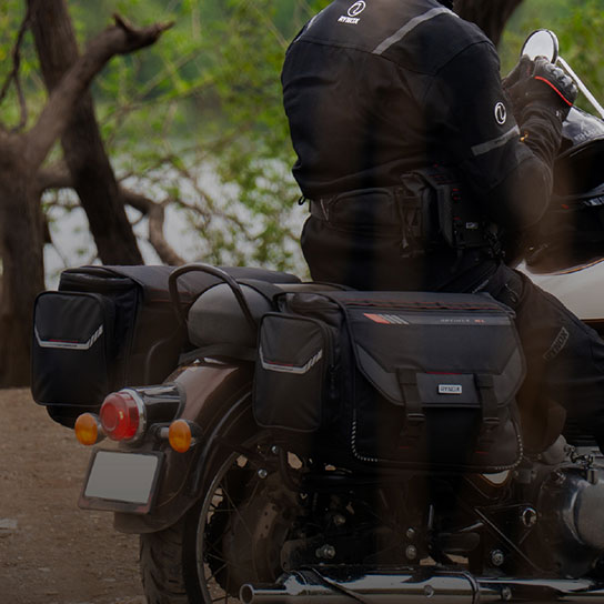 Rynox Optimus Saddlebags 75L WP - 75L Cargo Volume