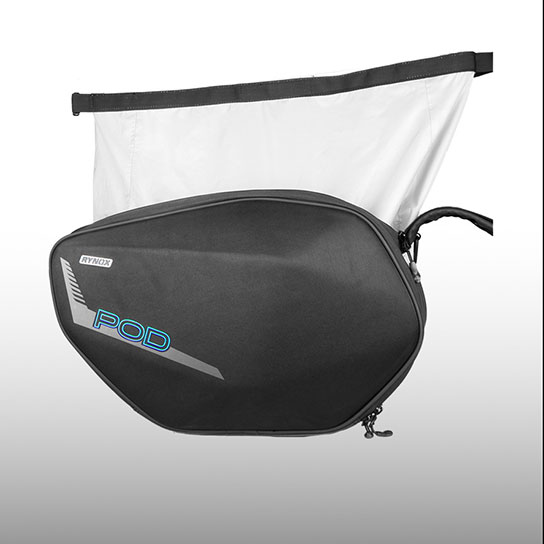 Rynox Pod Saddlebags 52L WP - Stormproof Dry Bags