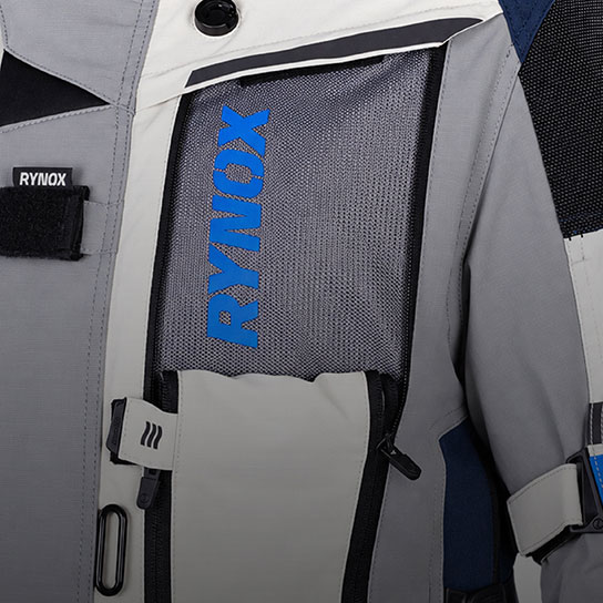 Rynox Stealth Evo 4S Riding Jacket - Closable AeroBurst Ventilation
