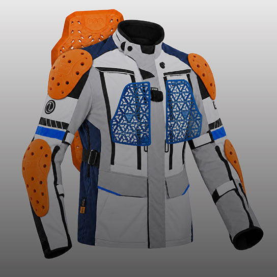 Rynox Stealth Evo 4S Riding Jacket - D3O and CERROS Level 2 Protectors