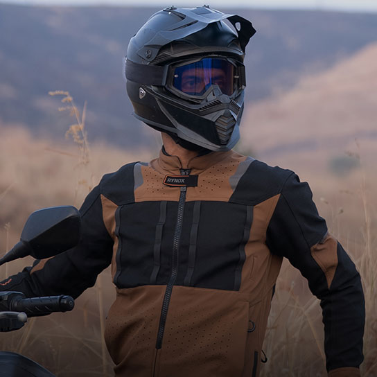 Rynox Outlander Pro Jacket Strategic Material Mapping
