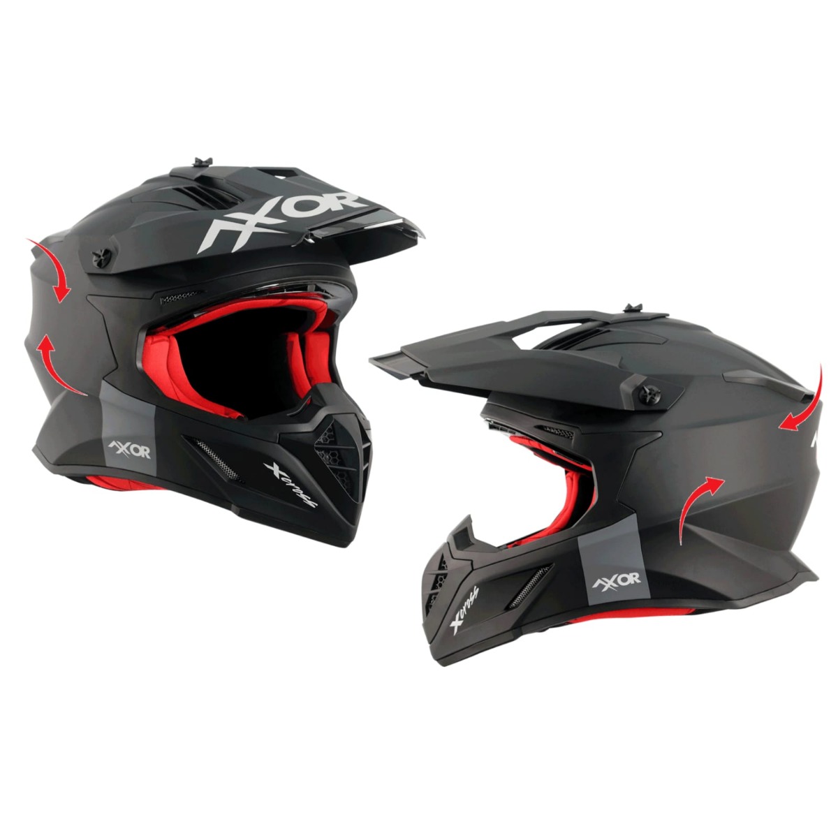 Axor X-Cross Offroad Gloss Helmet
